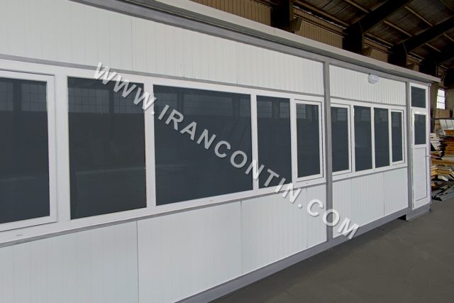 نمای ساید - کانکس کلاس درس ۸×۳ پانلی (کفپوش+درب و پنجره UPVC) (5)